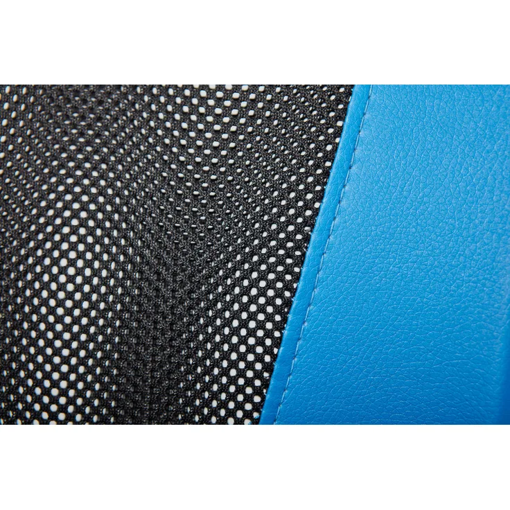 Jugenddrehstuhl DONNY Mesh blau mit Armlehnen