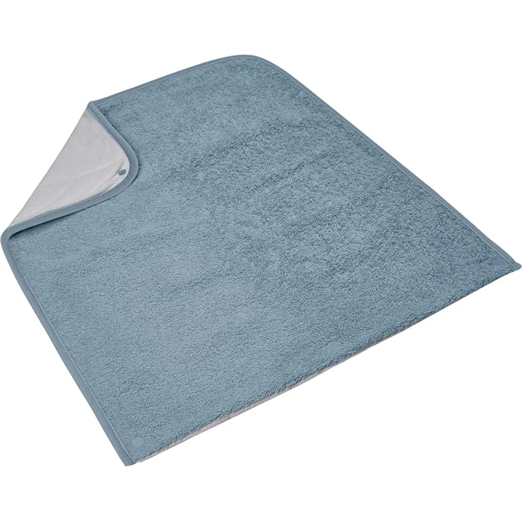 Sterntaler Frotteeauflage Wickeltisch zum Wechseln - Wickelauflagenbezug aus saugfähigem Baumwollfrottee - waschbar und wasserundurchlässig -Wickeltischauflagenbezug mit Druckknöpfen, blau – Bild 4