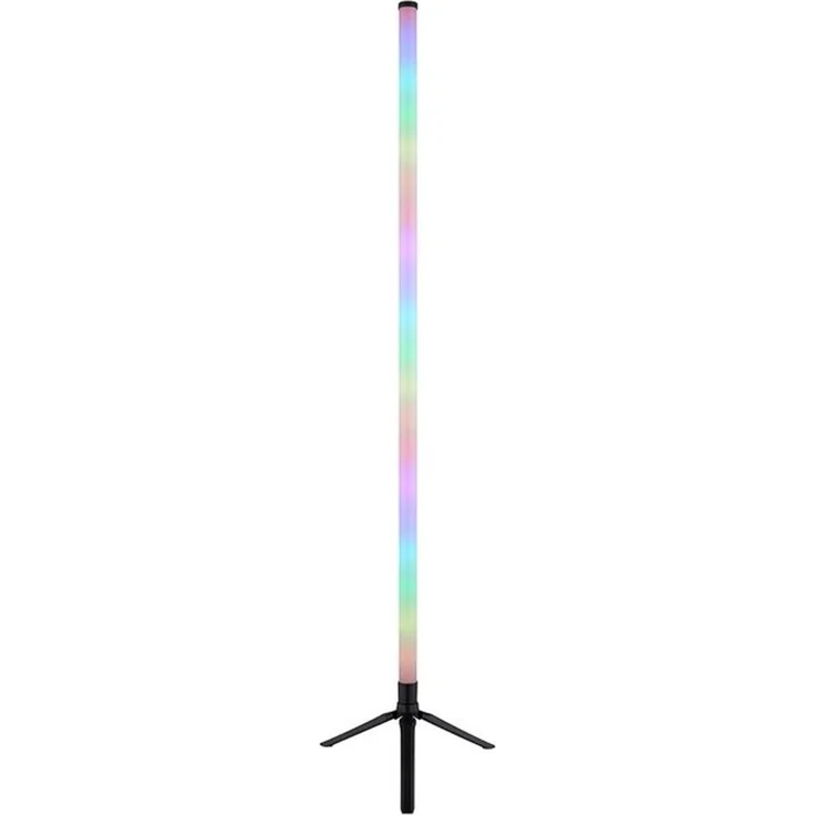GLOBO LIGHTING LED Stehlampe, LED-Leuchtmittel fest verbaut, Farbwechsel, Stehleuchte Standlampe Wohnzimmerleuchte Regenbogen Fernbedienung USB – Bild 4