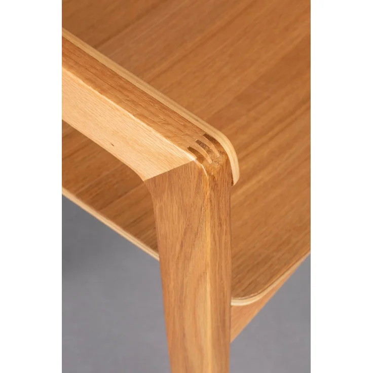 DutchBone Esszimmerstuhl Westlake im 2er-Set, Natur aus Eichenholz 58x52x76 cm – Bild 6
