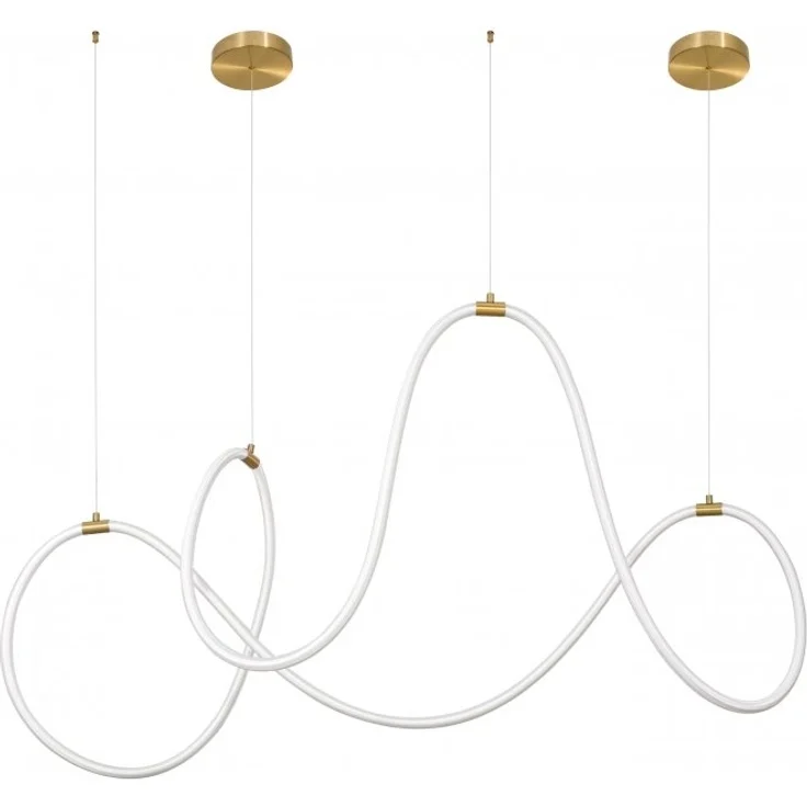 Nova Luce 9082093 CERELIA LED Pendelleuchte 3000K Messing Gold – Bild 2