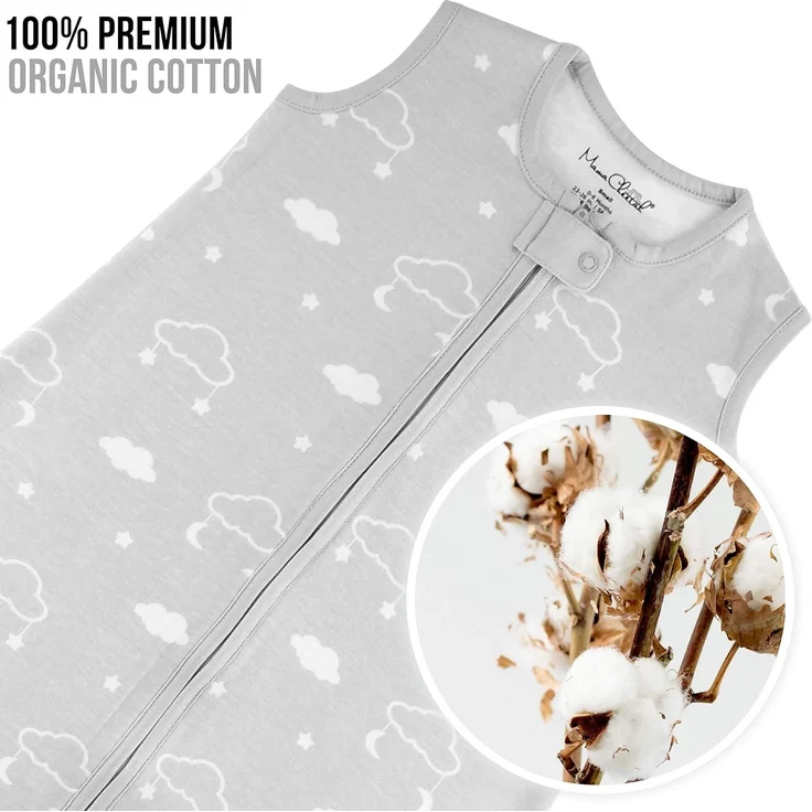 Mama Cheetah Baby Schlafsack, 0.5 TOG 100% Bio-Baumwolle, Ideal für den Sommer, Sommerschlafsack für Jungen und Mädchen, XL (18-24 Monat) – Bild 9