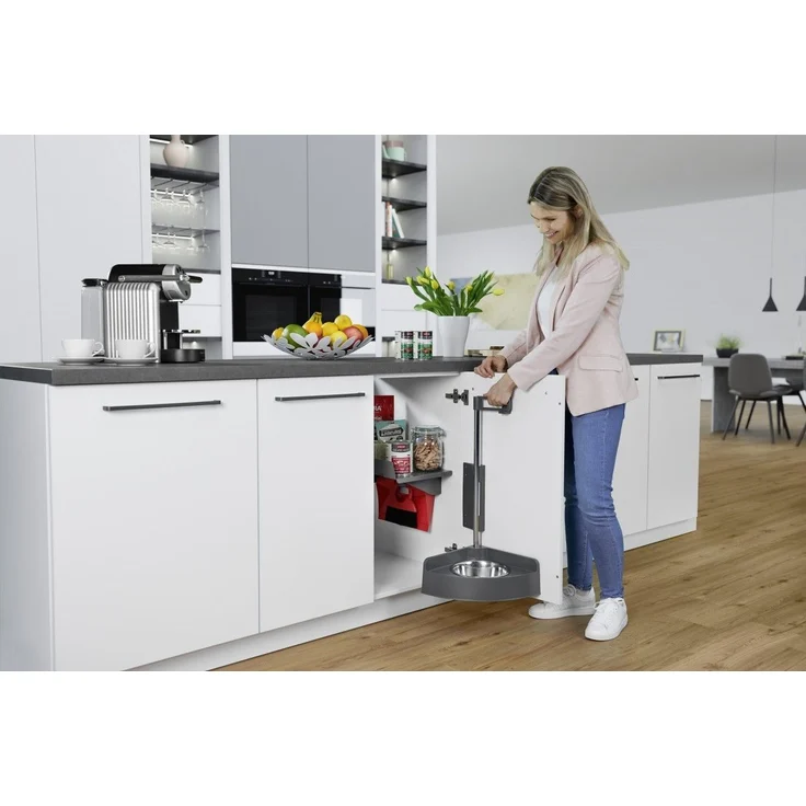 Hailo Einbau Futterstation Hund Fressnapf verstellbar im Schrank ab 40cm Breite – Bild 3