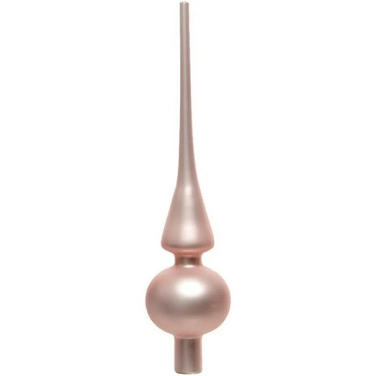 Kaemingk Christbaumspitze, Christbaumspitze Glas 26cm rosa matt – Bild 2