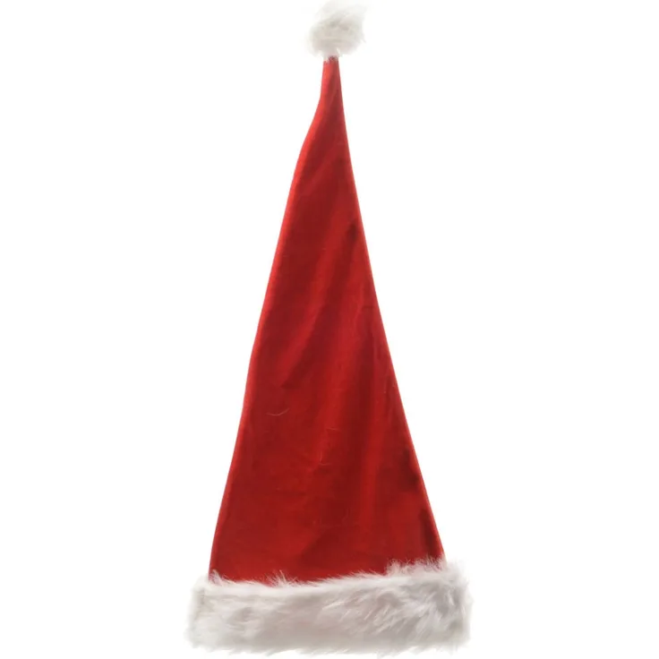 Kaemingk Stoff-Weihnachtsmannmütze rot 70 cm