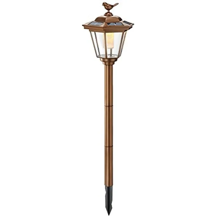 Esotec Solar Standleuchte Tivoli, warmweiß, 68 cm, kupferfarben