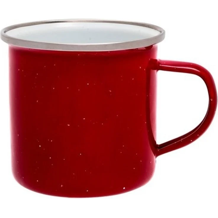 Origin Outdoors Emaille Tasse, 360 ml, rot – Bild 2