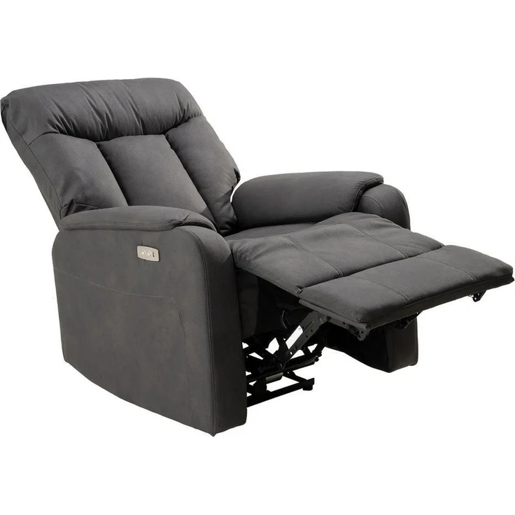 Femo Trade Relaxsessel FM-3215, Anthrazit, Mikrofaser, USB-Anschluss, 1-motorig, elektrische Relaxfunktion, B 79 x H 100 x T 93 cm – Bild 3