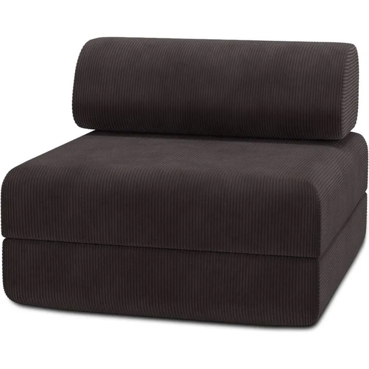 Brauner Cord-Sessel