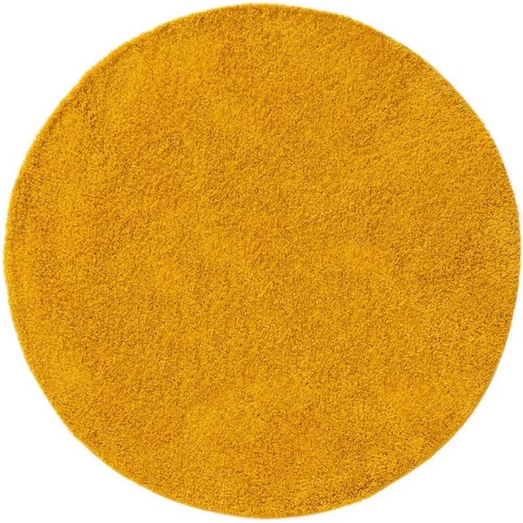 Interiyou Hochflor-Teppich Sofia, Rund, Höhe: 31 mm, Teppich Wohnzimmer, Schlafzimmer, Kunstfell, Fellteppich, Rutschfest – Bild 2