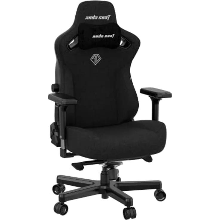 Anda Seat AD12YDC-XL-01-B-CF Gepolsterter Sitz Gepolsterte Rückenlehne Schwarz Schwarz Stoff Stoff