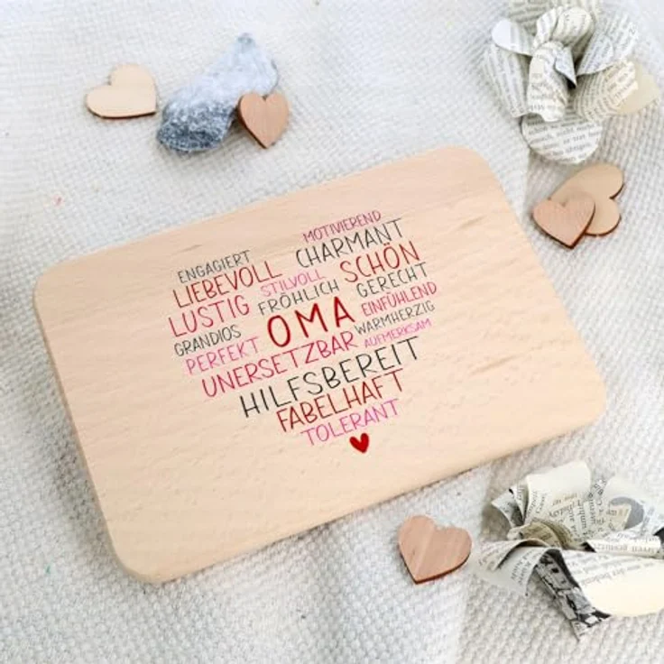 Spruchreif® Frühstücksbrett Farbiges Frühstücksbrettchen aus Holz mit hochwertigem UV-Druck – Bild 5