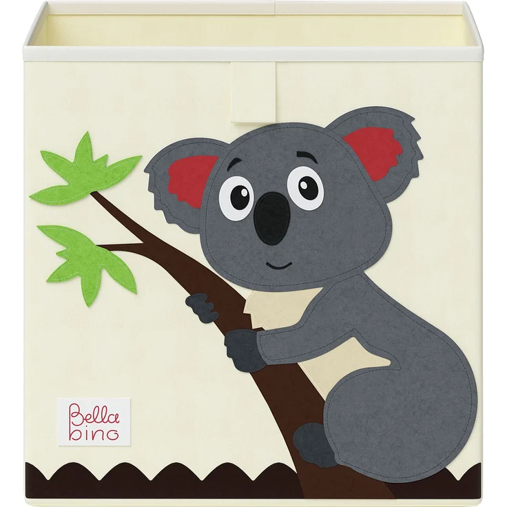 Bellabino 'Helme' Aufbewahrungsboxen, Affe/Löwe/Koala/Fuchs, beige, 4er-Set – Bild 6
