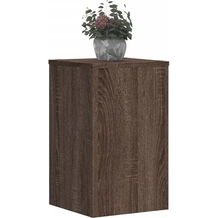 vidaXL Pflanzenständer 2 Stk. Braun Eiche 30x30x50 cm Holzwerkstoff 852921 – Bild 2