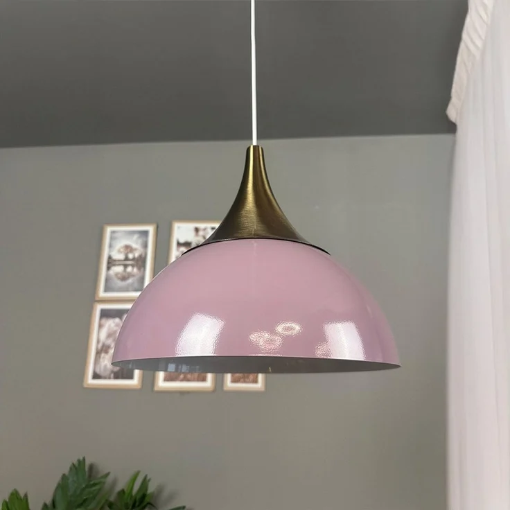 Bamyum Pendelleuchte Pendelleuchte Yimpi Metall Ø30 cm, E27, Moderne Pendelleuchte, ohne Leuchtmittel – Bild 3