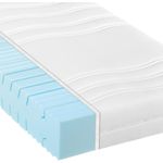 Kaltschaummatratze BeCo High Relax, 21 cm Komforthöhe, Made in Germany, 80x200 cm, Härtegrad H4