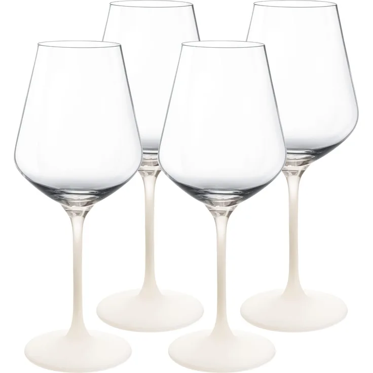 Villeroy & Boch Manufacture Rock Blanc Rotweinkelch 470 ml 4er Set