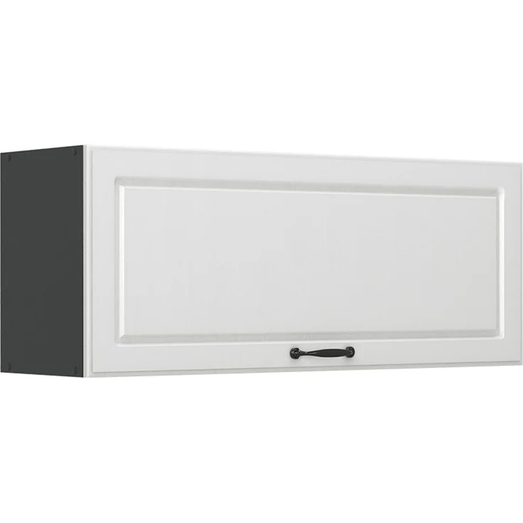 Hängeschrank R-Line Weiß Landhaus/Anthrazit 100 cm Flach Vicco – Bild 1