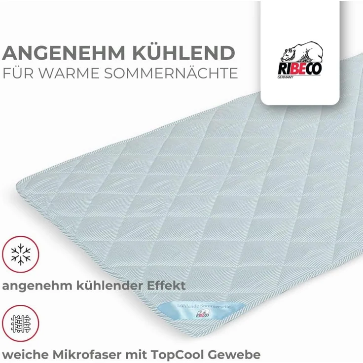 Matratzenauflage Top Cool RIBECO, Mit über 1.000 positiven Kundenbewertungen! – Bild 3