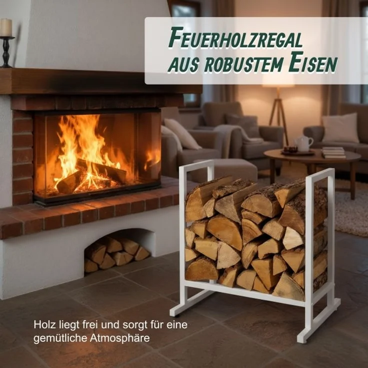 Modernes Kaminholzregal aus Metall 10051697_49 – Bild 2