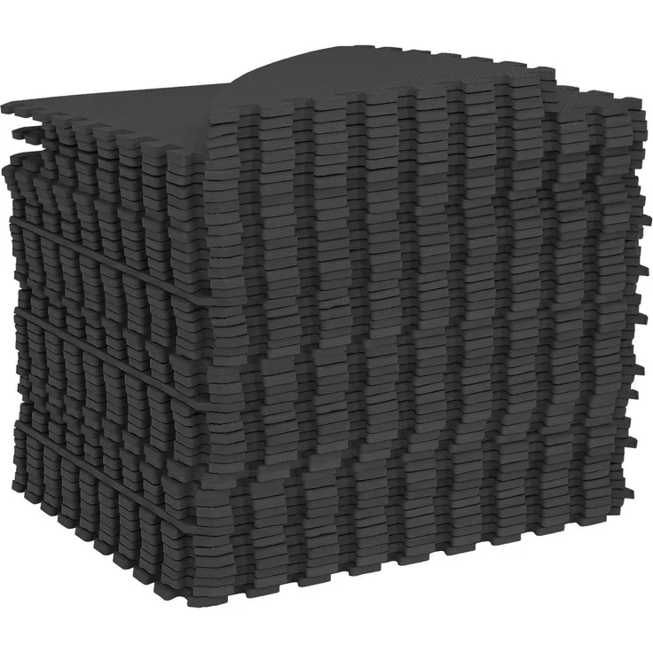 vidaXL Pool Bodenschutzmatte 49 stk. Ø 408 cm Rund EVA-Schaum Schwarz 42042642 – Bild 3