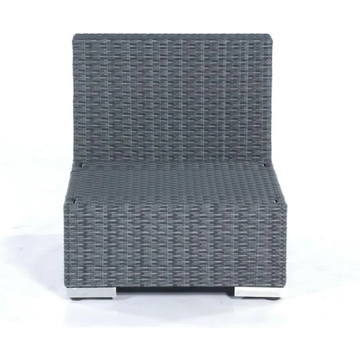Sonnenpartner Mittelmodul Residence, Aluminium/ PE Kunststoffgeflecht graphit-schwarz