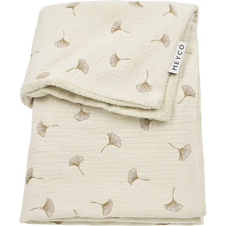 Meyco Bestickte Decke Pre-Washed - Ginkgo - Soft S