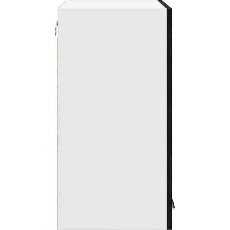 vidaXL Hängeschrank Schwarz Eichen-Optik 60 x 31 x 60 cm Holzwerkstoff 863152 – Bild 8