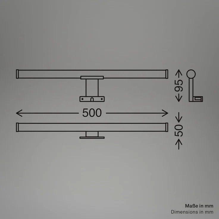 Briloner Leuchten LED Spiegelleuchte SUPO 2363018 – Bild 7