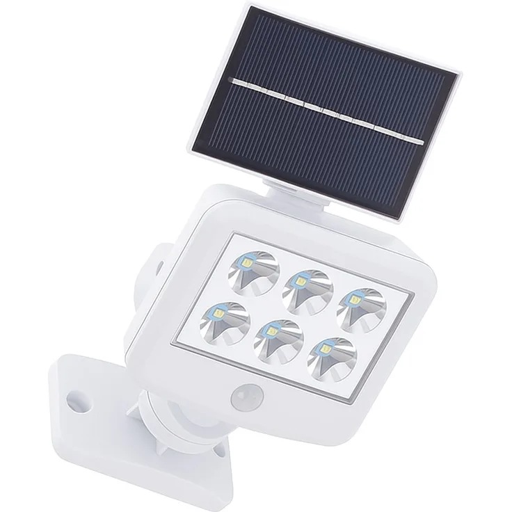 LED Solarleuchte, weiß, Bewegungsmelder, L 12,8 cm
