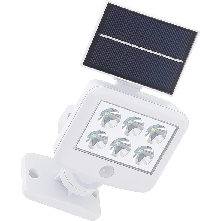 LED Solarleuchte, weiß, Bewegungsmelder, L 12,8 cm – Bild 1