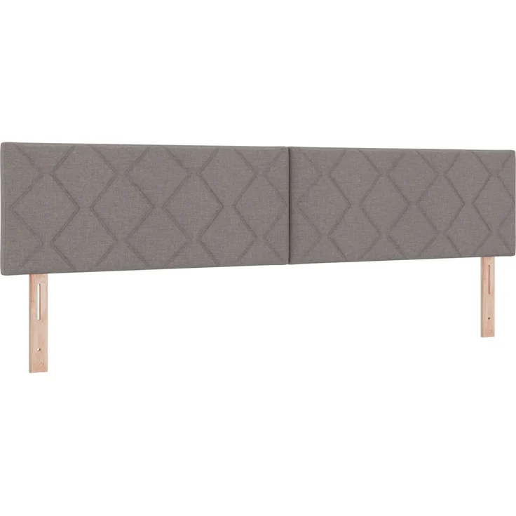 vidaXL Ottoman-Bett mit Matratze und LED Taupe 200 x 200 cm Stoff 3457020 – Bild 5