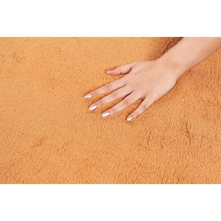the carpet Relax kuscheliger Kurzflor Teppich, Anti-Rutsch Unterseite, Waschbar bis 30 Grad, Super Soft, Felloptik, Terra, 200x280 cm – Bild 4