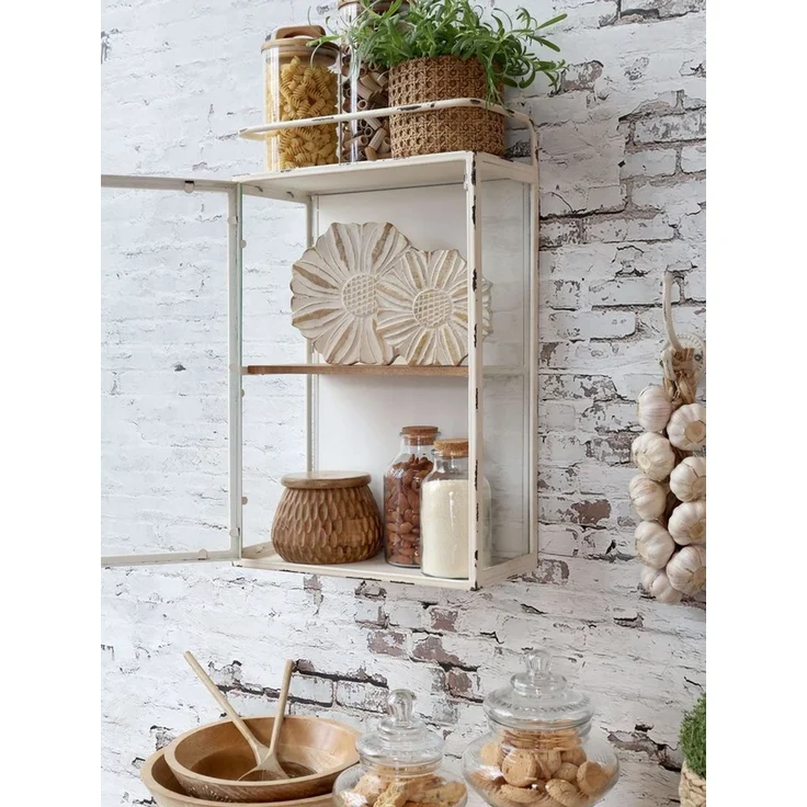 Chic Antique - Aufbewahrungsdose mit Deckel Dekodose Box D14cm Holz 61084300 – Bild 4