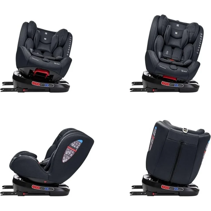 Kikkaboo Kindersitz i-Trip i-Size (40-150 cm) Gruppe 0+/1/2/3 verstellbar Isofix grau – Bild 7