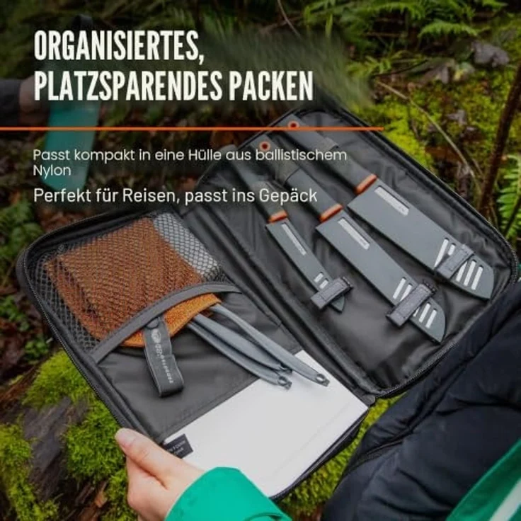 GSI Outdoors Santoku Set Santokumesser 15 2 cm Edelstahl 7 Stück(e) – Bild 6