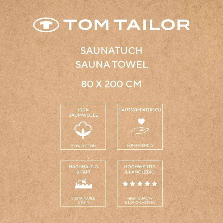 TOM TAILOR HOME Badetuch COLOR BATH, Frottier (1-St), 100% Baumwolle, 80x200 cm, uni, große Farbauswahl – Bild 5