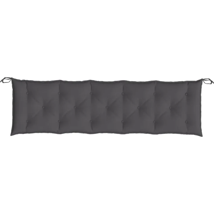 vidaXL Gartenbank-Auflagen 2 Stk. Anthrazit 180x50x7 cm Oxford-Gewebe 361716 – Bild 5