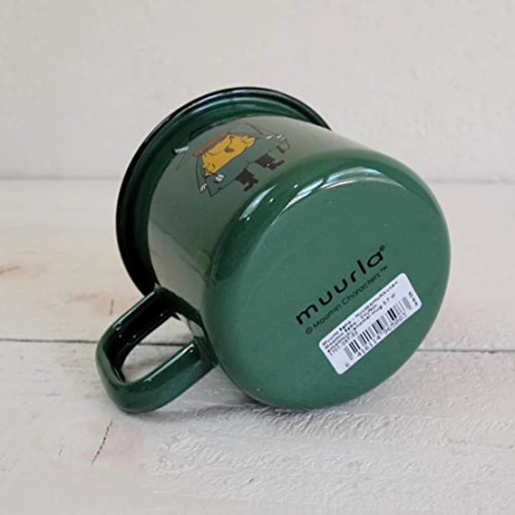 Muurla Kinderbecher Tasse Mumins Snufkin Grün (370 ml) – Bild 5