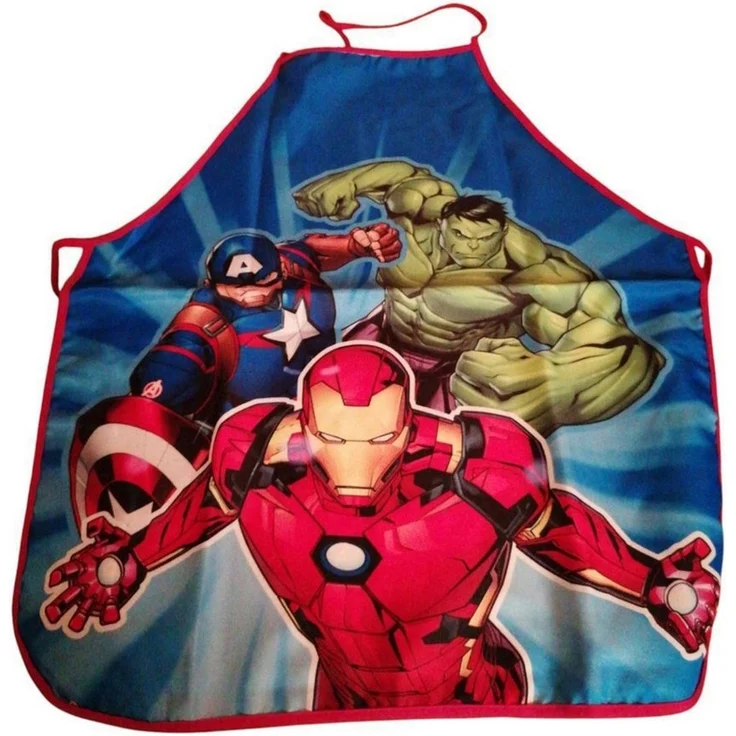 MARVEL Kochschürze Kochschürze für Kinder mit Kochmütze, Marvel Avangers – Bild 4