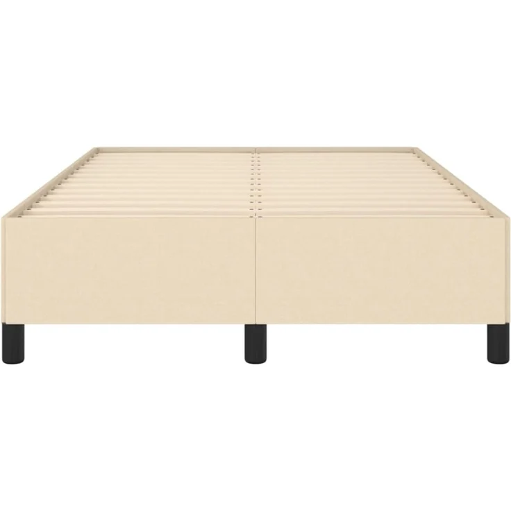 vidaXL Polsterbett, Stoff, 33,5 cm, Creme, 120x190 cm – Bild 4
