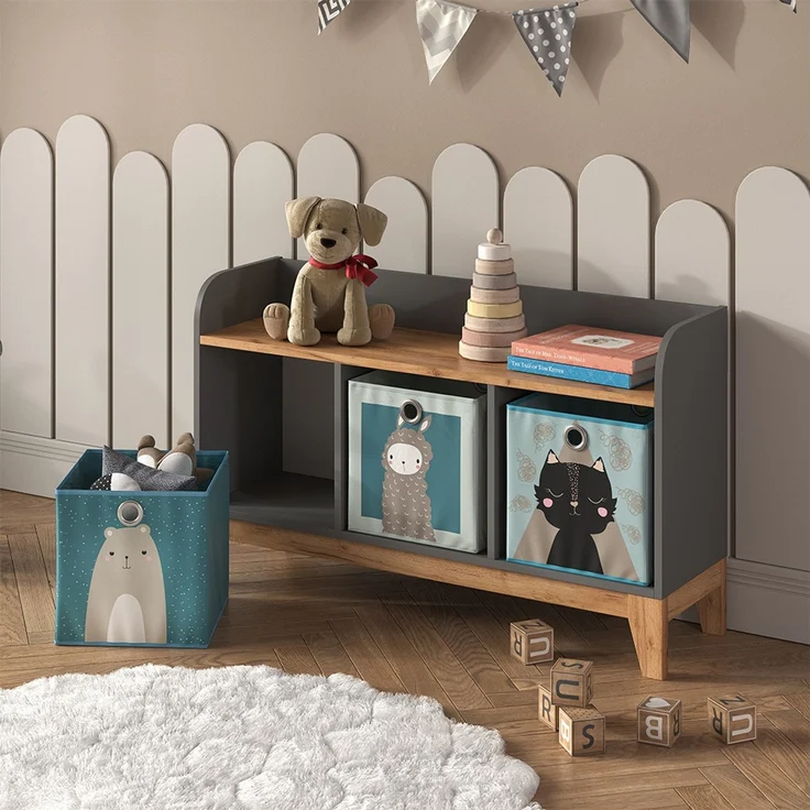 Vitalispa Kindersitzbank Grau/Artisan 107.2 x 63.8 cm, Malia – Bild 4