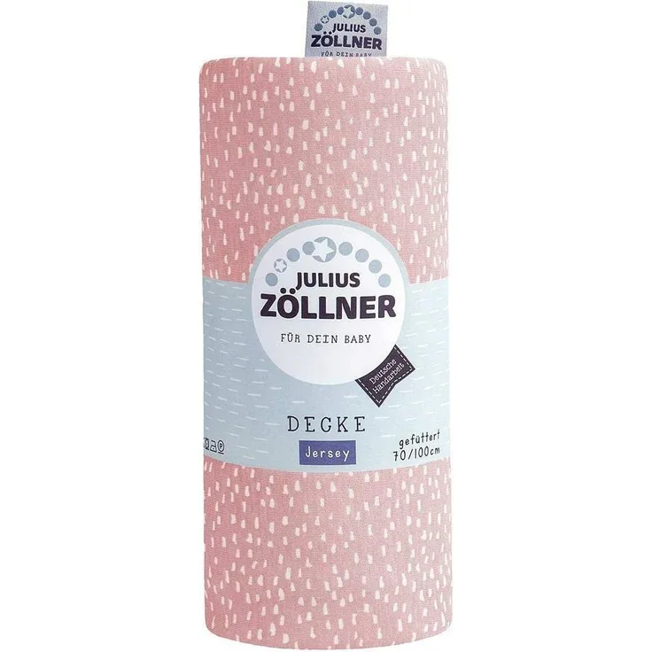 Zöllner Jerseydecke gefüttert 70x100 cm Tiny Squares Blush