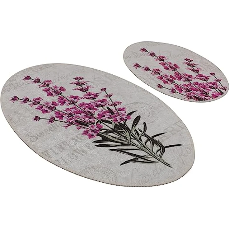 Badteppich Set 2-teilig Lavendel – Bild 5