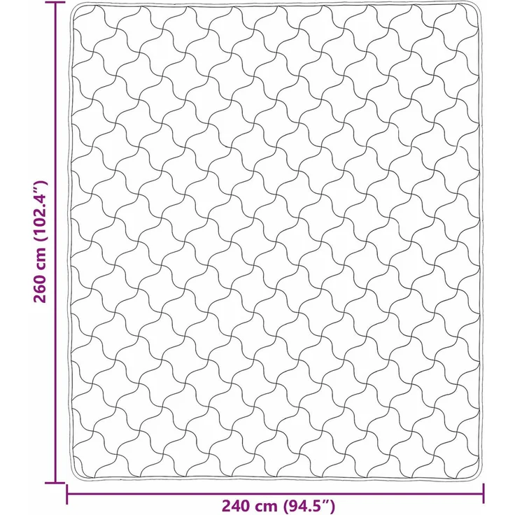 vidaXL Winterbettdecke 260 x 240 cm Winter 42026372 – Bild 10