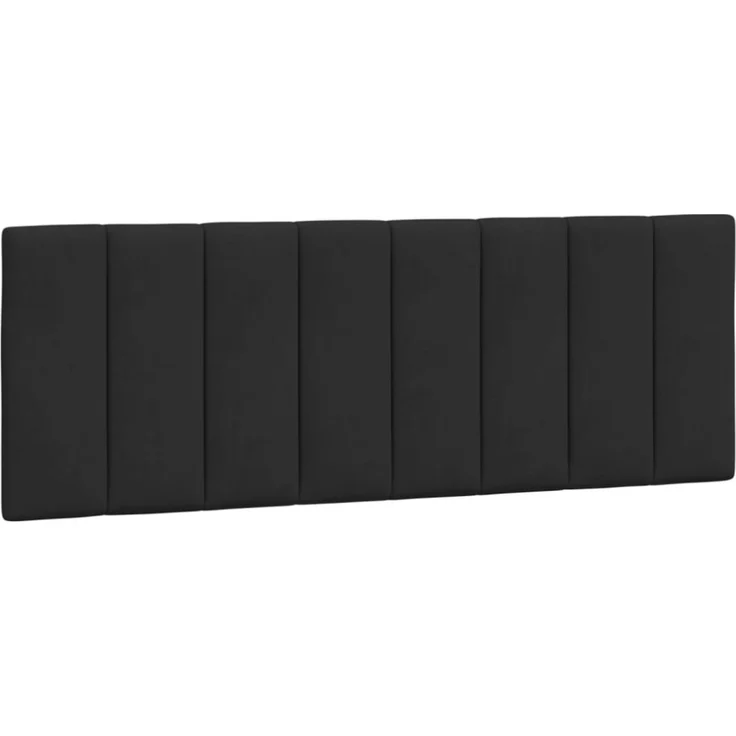 vidaXL Kopfteil-Kissen Schwarz 120 cm Samt – Bild 2