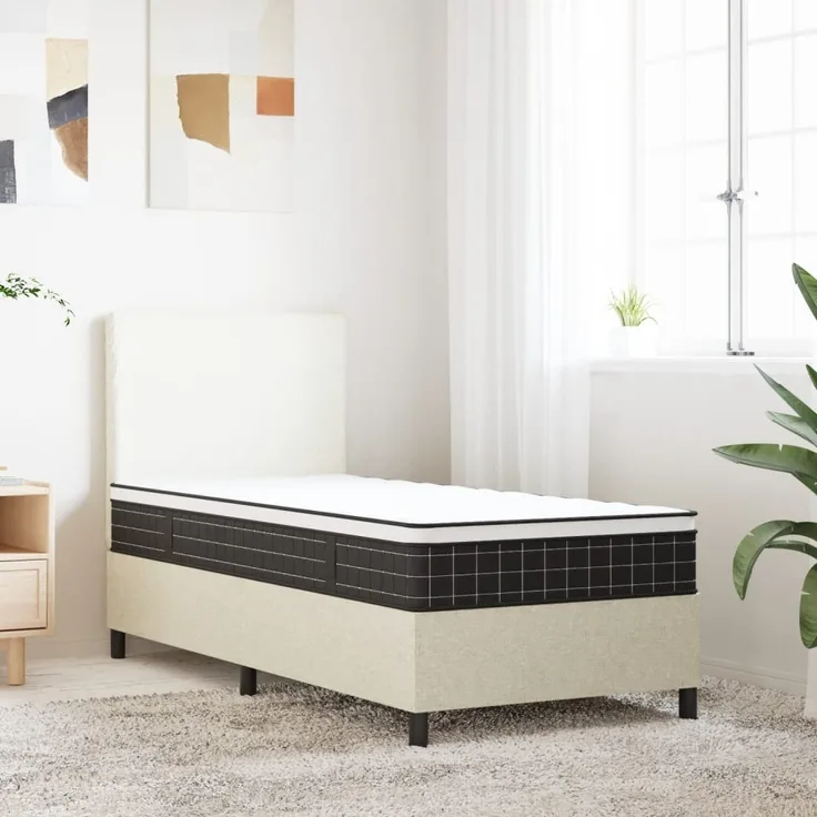 vidaXL Matratze Bonnell-Federkern Mittel 90x190 cm 372939