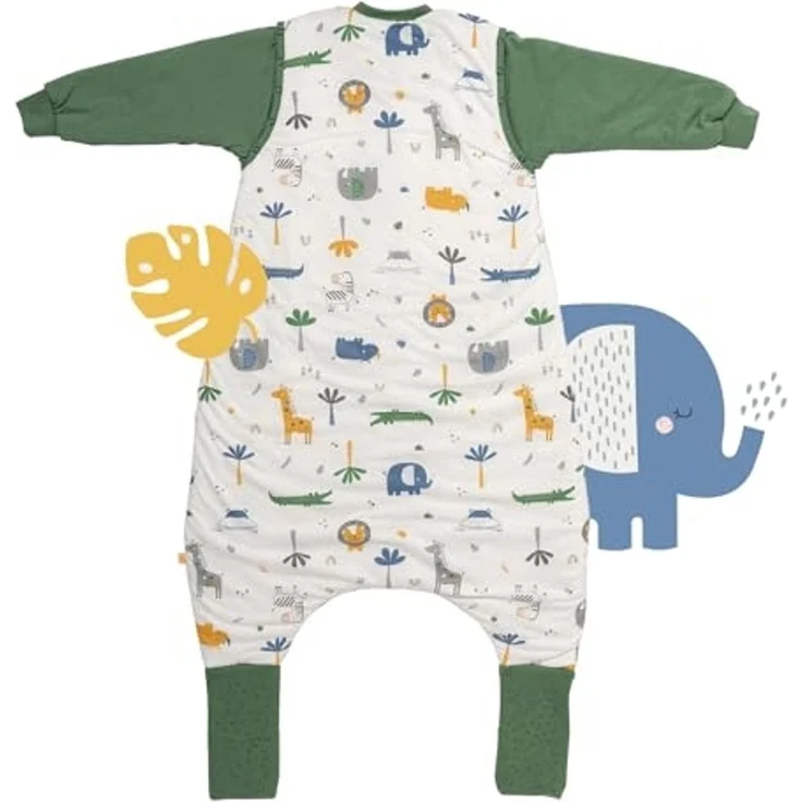 Schlummersack Kinderschlafsack Schlafsack mit Füßen und umklappbaren Bündchen, 2.5 Tog OEKO-TEX – Bild 6