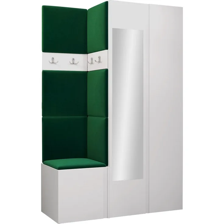 Garderoben-Set Monati XXVI (Farbe: Weiß, Manila 35)