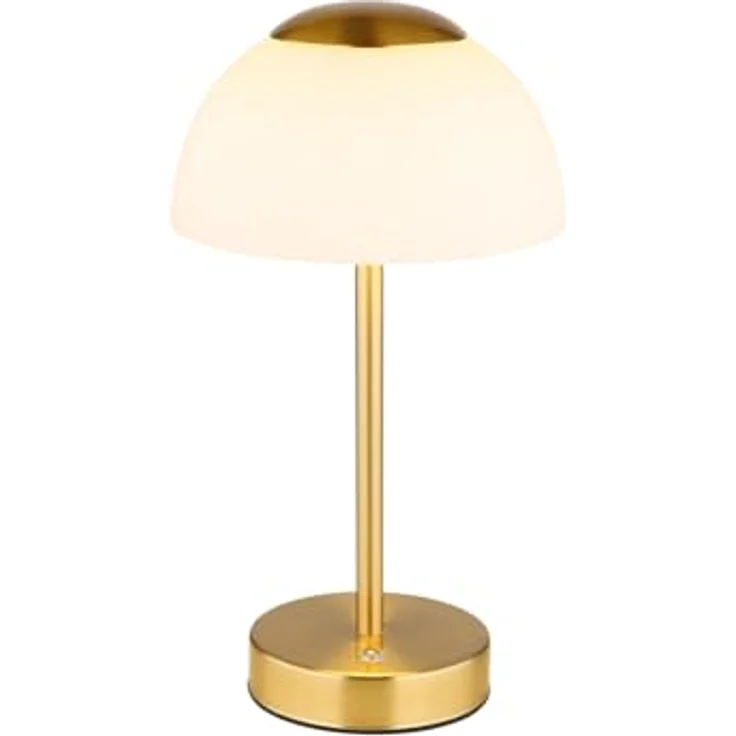 GLOBO Lighting Tischleuchte Sarima, dimmbare Klemmleuchte mit Touchdimmer, gold, 15x31 cm – Bild 2
